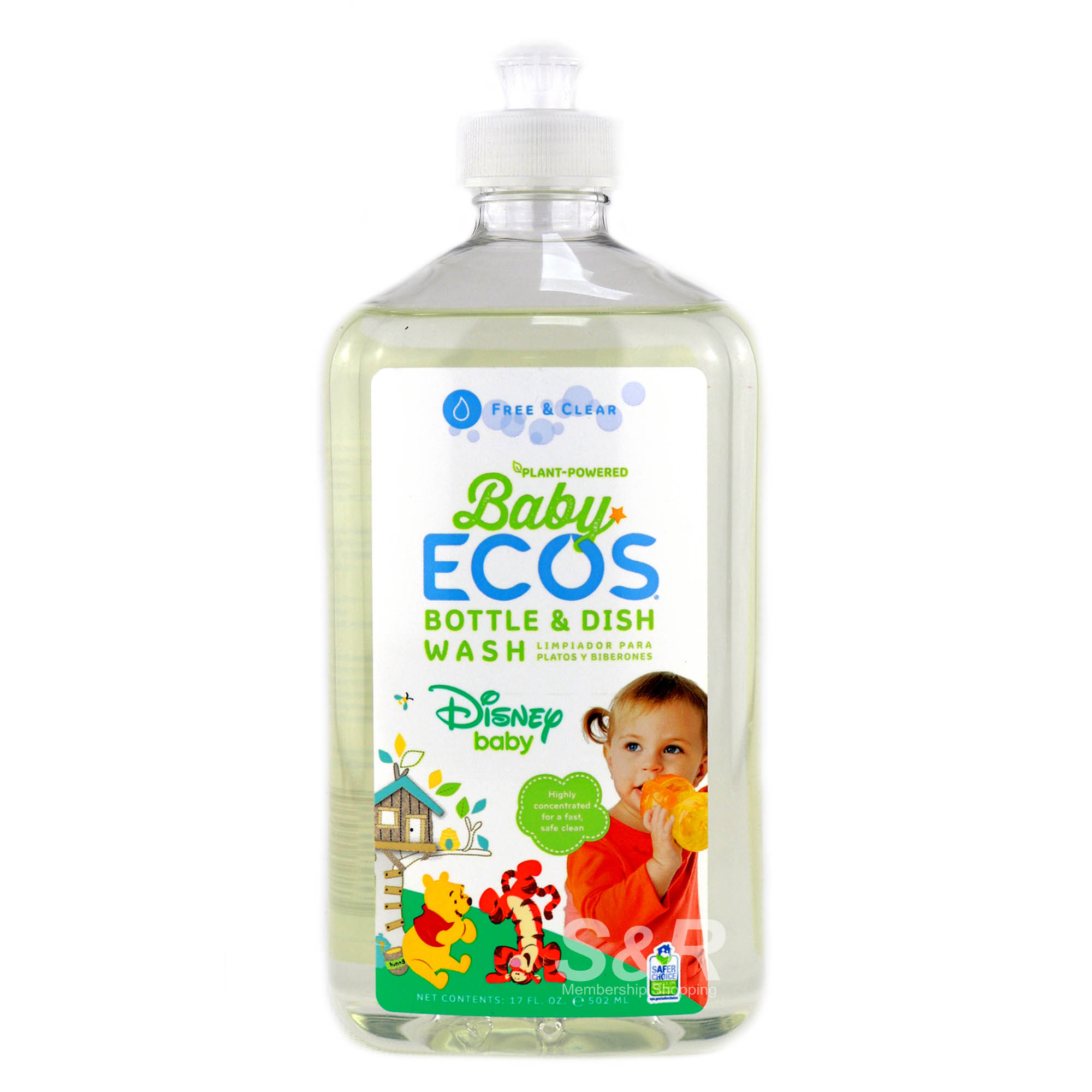Baby Ecos Bottle and Dish Wash 502mL